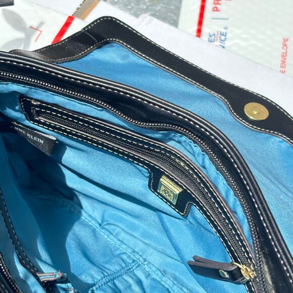 Black & Gold Anne Klein Clutch Purse - Picture 5 of 9